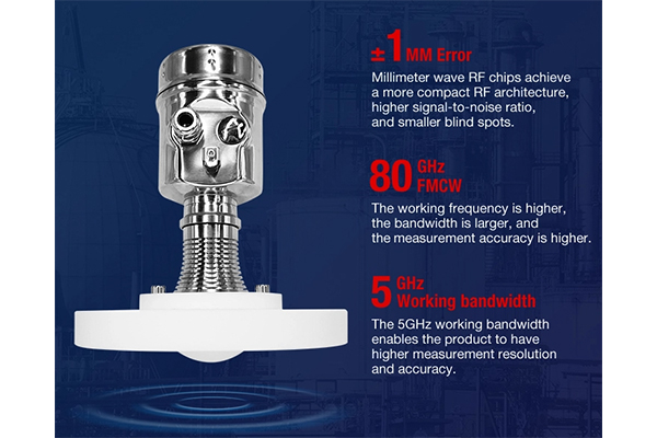 How to achieve continuous and dynamic monitoring of liquid level through 80 GHZ advanced radar level transmitters?